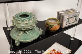 Group of Decorative Objects. 