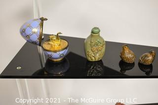 Group of Decorative Objects. 