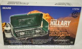 NIB Deluxe Two Burner Propane Stove