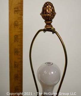 Gilt Resin Table Lamp