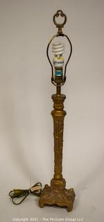 Table Lamp; 30"T (no shade)