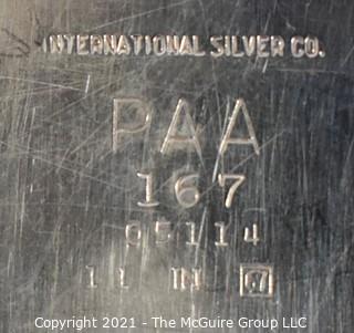 Pan Am Airlines Memorabilia including First Class Silver Beverage Serving Trays marked PAA