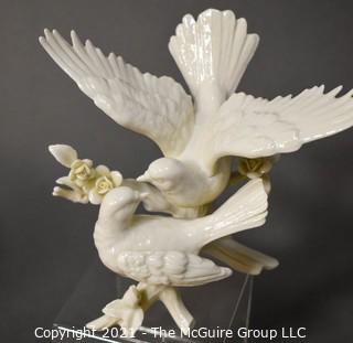 Collection of Decorative Items Including Porcelain Lenox Bird Figurine. 