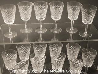 Waterford Crystal - Alana Pattern: <br> <br>



(16) 7" tall Water Goblets 


 
