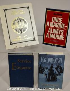 Grouping of (4) volumes on U.S. military history