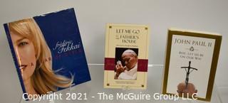 Grouping of (3) volumes including Papal and "A Year in Style"; by Frederic Fekkai, inscribed 