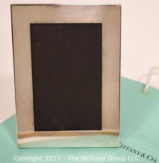 Tiffany & Co. Sterling Silver Picture Frame.  Measures approximately 5" x 7".