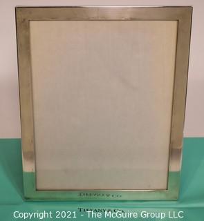 Tiffany & Co. Sterling Silver Picture Frame.  Measures approximately 8" x 10".