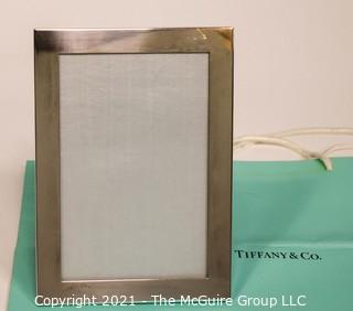 Tiffany & Co. Sterling Silver Picture Frame.  Measures approximately 5" x 7".