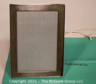 Tiffany & Co. Sterling Silver Picture Frame.  Measures approximately 5" x 7".