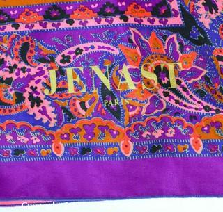 Large Silk Scarf by Jenast Paris.  