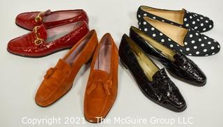 Four (4) Pairs ow Women's Shoe or Loafers.  Size approximately 7 1/2 to 8.