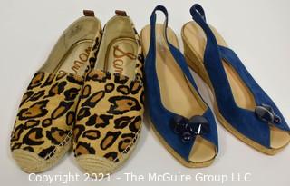 Two (2) Pairs of Women's Shoes.  Includes Sam Edelman & Eric Michael.  Size approximately 7 1/2 to 8.