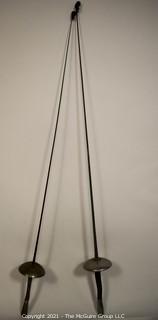 Pair of Fencing Swords; 43" Long