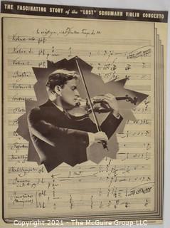 Willa Cather, Edith Lewis and Yehudi Menuhin:  An archive of letters, photos, books, press clippings, concert programs and other materials documenting the close friendship between Cather and Lewis with Menuhin and his family. 