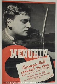 Willa Cather, Edith Lewis and Yehudi Menuhin:  An archive of letters, photos, books, press clippings, concert programs and other materials documenting the close friendship between Cather and Lewis with Menuhin and his family. 