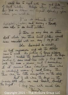 Willa Cather, Edith Lewis and Yehudi Menuhin:  An archive of letters, photos, books, press clippings, concert programs and other materials documenting the close friendship between Cather and Lewis with Menuhin and his family. 