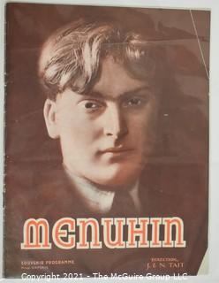 Willa Cather, Edith Lewis and Yehudi Menuhin:  An archive of letters, photos, books, press clippings, concert programs and other materials documenting the close friendship between Cather and Lewis with Menuhin and his family. 