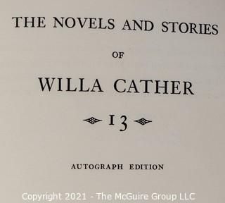 Willa Cather, Edith Lewis and Yehudi Menuhin:  An archive of letters, photos, books, press clippings, concert programs and other materials documenting the close friendship between Cather and Lewis with Menuhin and his family. 