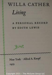 Willa Cather, Edith Lewis and Yehudi Menuhin:  An archive of letters, photos, books, press clippings, concert programs and other materials documenting the close friendship between Cather and Lewis with Menuhin and his family. 