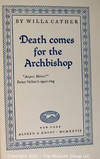 Willa Cather, Edith Lewis and Yehudi Menuhin:  An archive of letters, photos, books, press clippings, concert programs and other materials documenting the close friendship between Cather and Lewis with Menuhin and his family. 