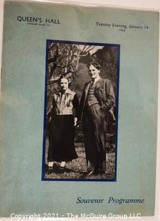 Willa Cather, Edith Lewis and Yehudi Menuhin:  An archive of letters, photos, books, press clippings, concert programs and other materials documenting the close friendship between Cather and Lewis with Menuhin and his family. 