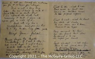 Willa Cather, Edith Lewis and Yehudi Menuhin:  An archive of letters, photos, books, press clippings, concert programs and other materials documenting the close friendship between Cather and Lewis with Menuhin and his family. 