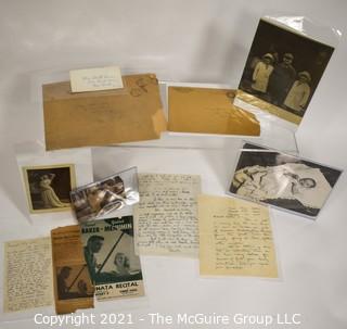 Willa Cather, Edith Lewis and Yehudi Menuhin:  An archive of letters, photos, books, press clippings, concert programs and other materials documenting the close friendship between Cather and Lewis with Menuhin and his family. 