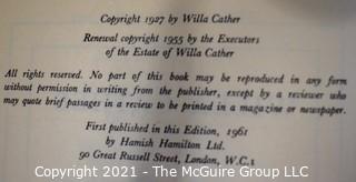 Willa Cather, Edith Lewis and Yehudi Menuhin:  An archive of letters, photos, books, press clippings, concert programs and other materials documenting the close friendship between Cather and Lewis with Menuhin and his family. 