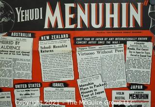 Willa Cather, Edith Lewis and Yehudi Menuhin:  An archive of letters, photos, books, press clippings, concert programs and other materials documenting the close friendship between Cather and Lewis with Menuhin and his family. 