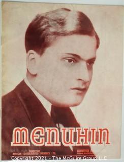 Willa Cather, Edith Lewis and Yehudi Menuhin:  An archive of letters, photos, books, press clippings, concert programs and other materials documenting the close friendship between Cather and Lewis with Menuhin and his family. 