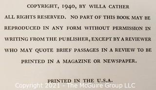 Willa Cather, Edith Lewis and Yehudi Menuhin:  An archive of letters, photos, books, press clippings, concert programs and other materials documenting the close friendship between Cather and Lewis with Menuhin and his family. 