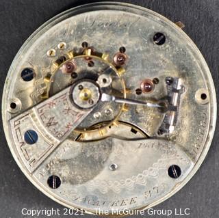 Size 18 - Hampden Watch Co. - R. Siedel, Milwaukee, WI - Serial# 162669 - 15J - Adjusted