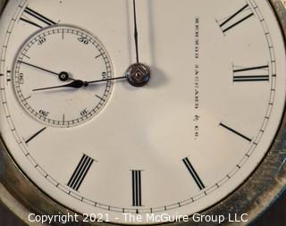 Size 18 - New York Watch Co. - Mermod Jaccard & Co.- Goodman King, St. Louis, MO - Serial# 54847 - 15J - Open Silver Plated Case
