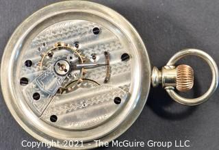 Size 18 - Hampden Watch Co. - P. H. Sperry, Neenah, WI - Serial# 231004 - 11J - Hunting Silver Plated Case