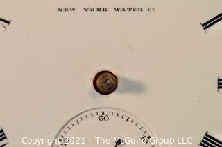 Size 18 - New York Watch Co. - J B Chambers & Co., Chicago, IL - Serial# 38985 - 11J
