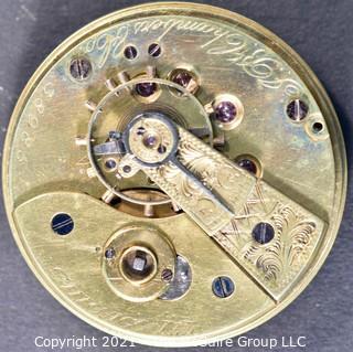 Size 18 - New York Watch Co. - J B Chambers & Co., Chicago, IL - Serial# 38985 - 11J
