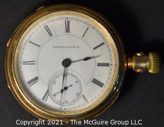 Size 18 - Hampden Watch Co. -"Lafayette" , Springfield, MA - Serial# 171966 - 15J - Hunting 14k Gold Filled Case {Note: Description altered 4-6-22 @ 7:42pm ET}