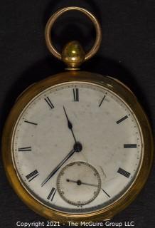 Size 18 - New York Watch Co. - H.G. Norton, Springfield, MA - Serial# 6477 -15J - Open 14k Gold Filled Keywind Case {Note: Description Altered 4-6-22 @ 7:43pm ET}
