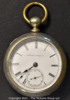 Size 18 - Hampden Watch Co., Springfield, MA - Serial# 131304 - Open Oresilver Keywind Case 