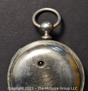 Size 18 - New York Watch Co. - J J Woodward, Great Falls, NH - Serial# 16501 - 15J - 
Open Silverine Keywind Case