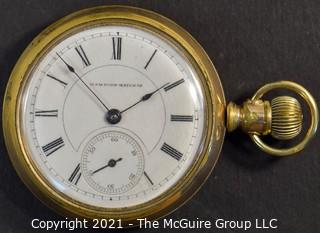 Size 18 - Hampden Watch Co. - Springfield, MA - Serial# 424317 -
Open Gilt Case 