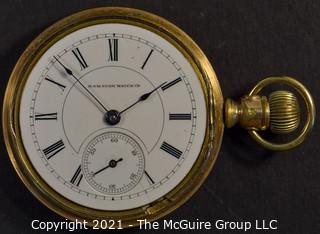 Size 18 - Hampden Watch Co. - Springfield, MA - Serial# 424317 -
Open Gilt Case 