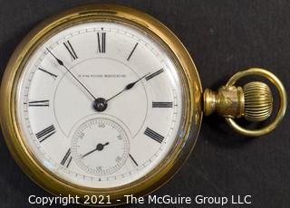 Size 18 - Hampden Watch Co. - Springfield, MA - Serial# 424317 -
Open Gilt Case 