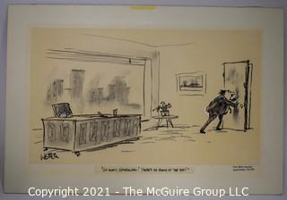 September 28, 1981: "New Yorker Magazine" Original Cartoon; A-6738