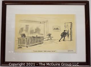 September 28, 1981: "New Yorker Magazine" Original Cartoon; A-6738