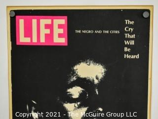 Corita Kent, "the cry that will be heard," 1969, Original Serigraph Framed Under Glass, Signed and Numbered by Artist. It Measures Approximately 13 X 24"