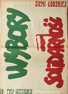 Reprinted Portfolio of Polish Solidarity Movement Posters; 1980-81