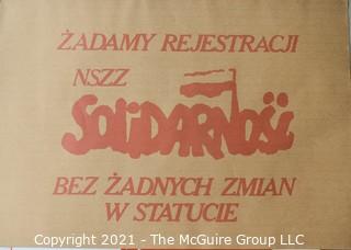 Reprinted Portfolio of Polish Solidarity Movement Posters; 1980-81