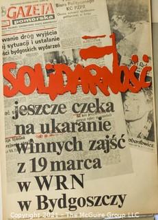 Reprinted Portfolio of Polish Solidarity Movement Posters; 1980-81